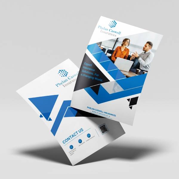 FLYERS, PAMPHLET OR LEAFLET-BLACK AND WHITE PRINTING